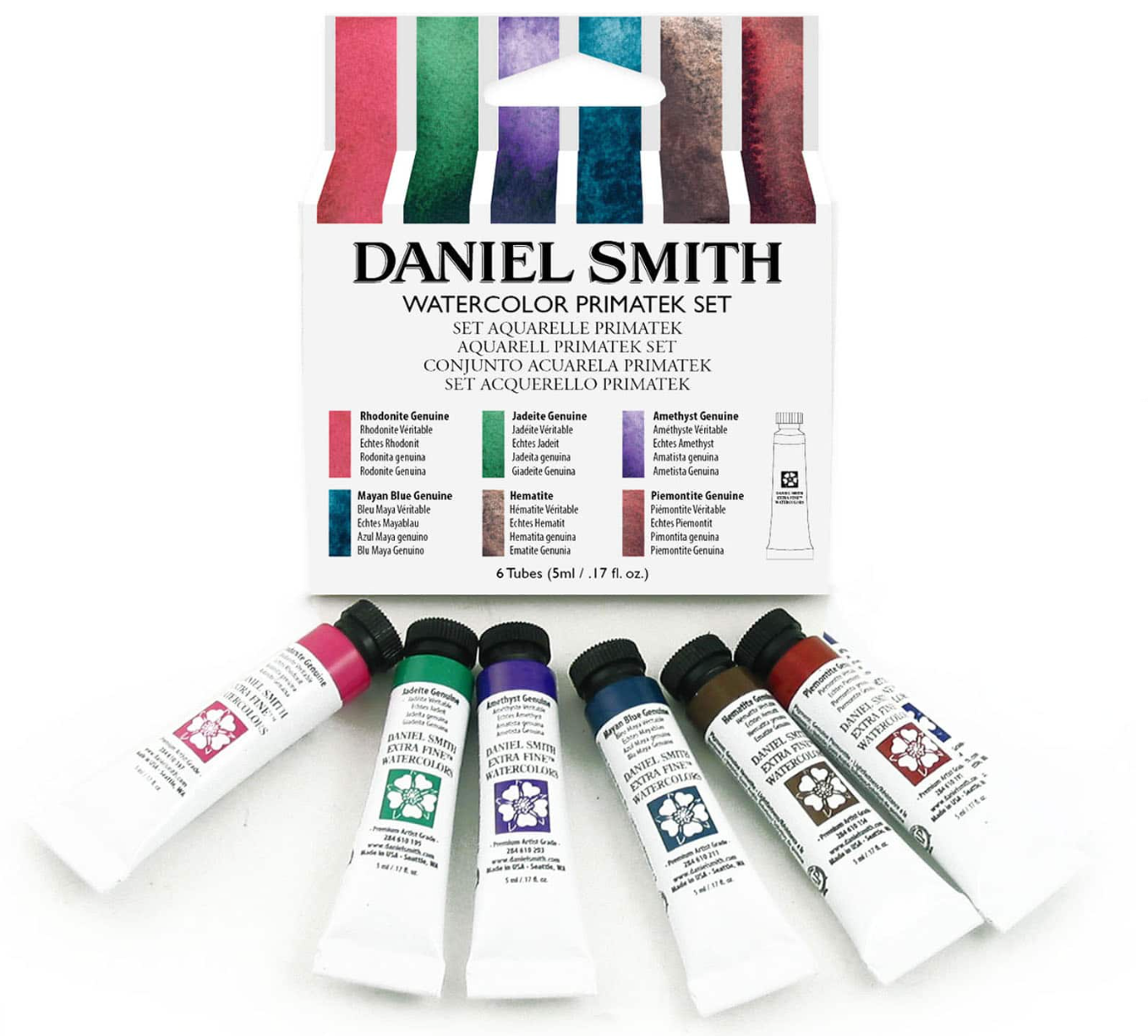 Acuarela en set Daniel Smith Primatek Introductory, 6 tubos de 5 ml