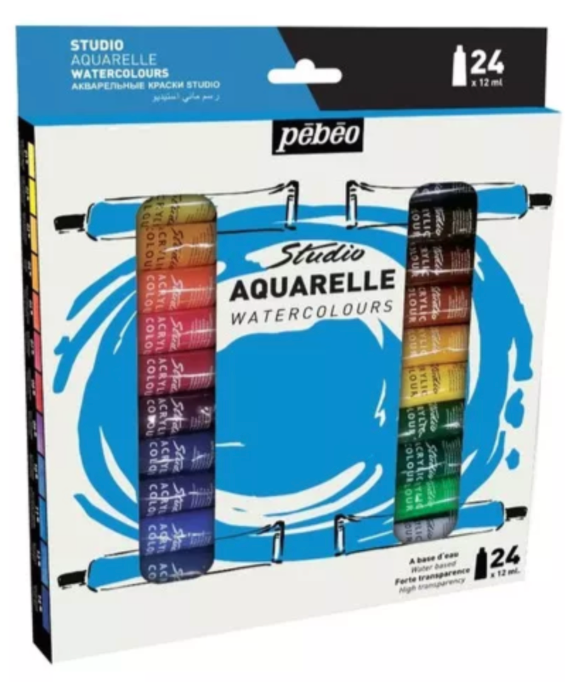 Acuarela Pebeo Studio tubos 24 colores