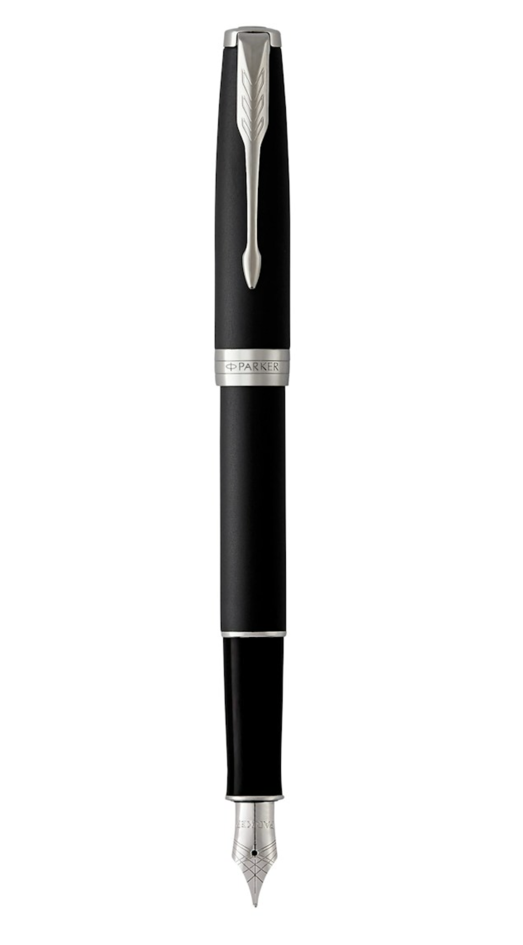 Pluma Parker Sonnet negro mate con acabados en paladio