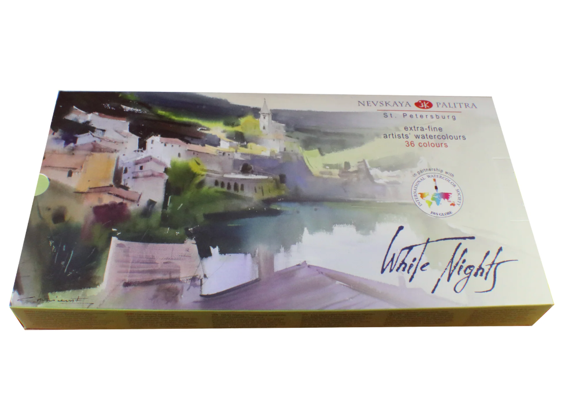 Acuarela pastilla Nevskaya Palitra White Nights 36 colores