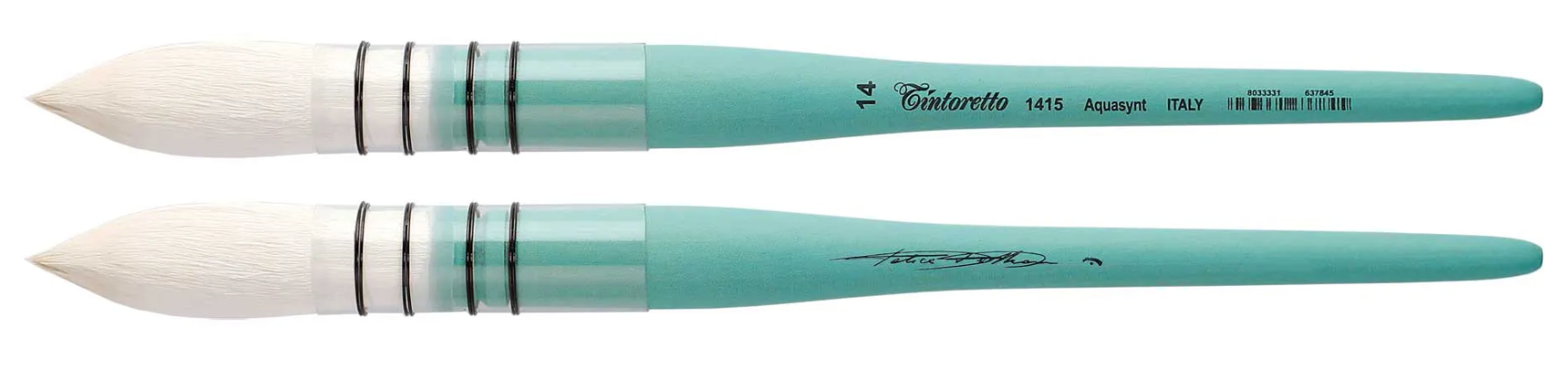 Pincel Mop Sintético para Acuarela Tintoretto Aquasynt, Serie 1415