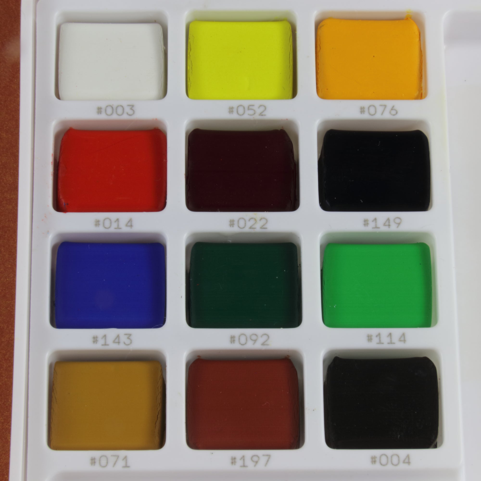 Acuarela Sakura Koi en pastilla 12 colores