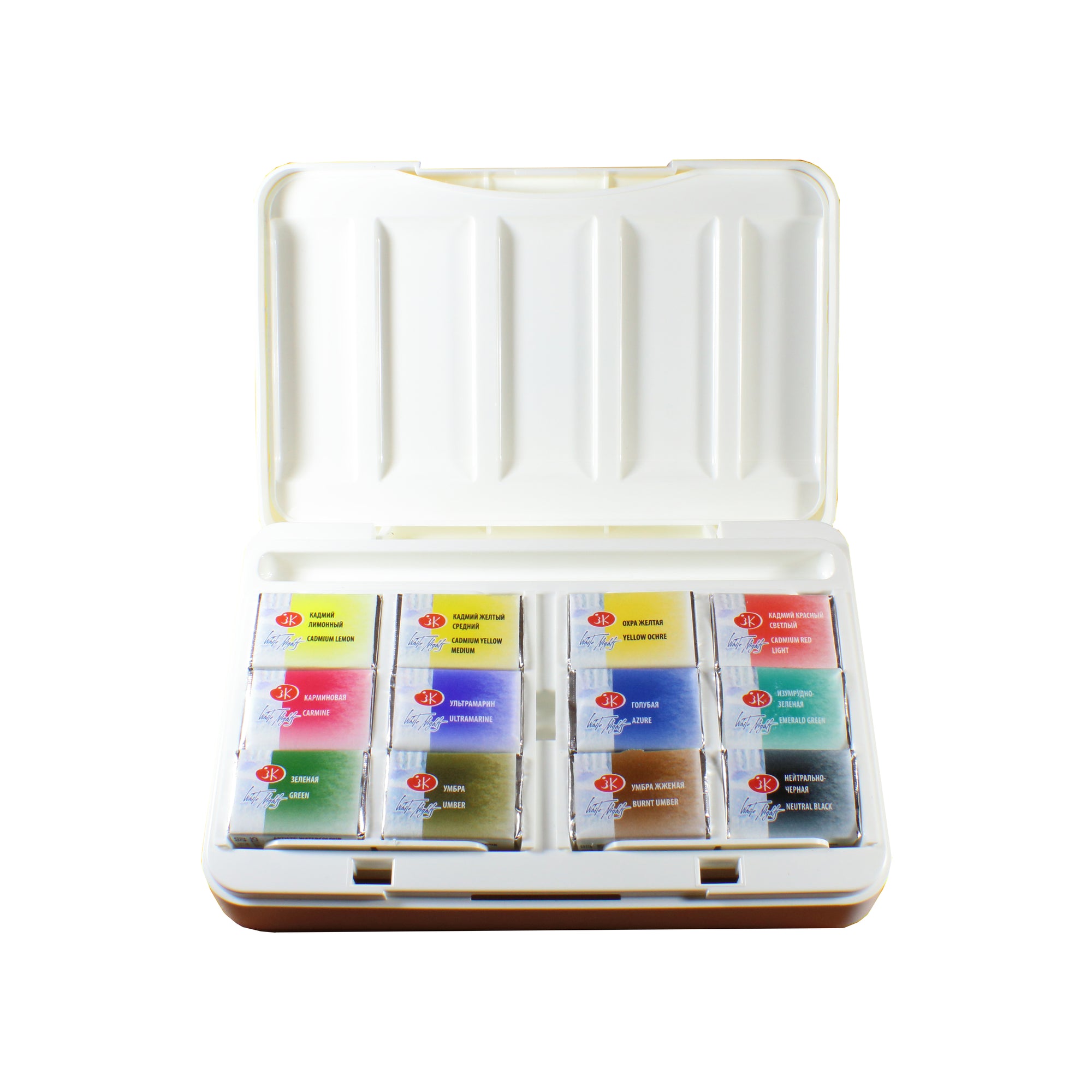 Acuarela pastilla Nevskaya Palitra White Nights 12 colores