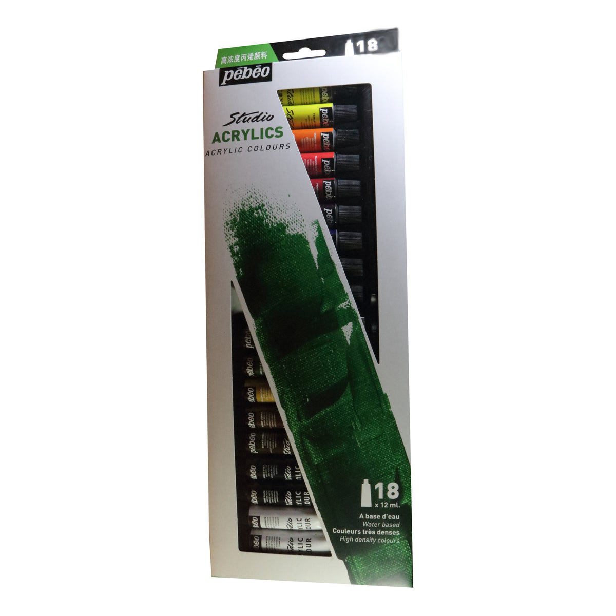 Pébéo 256018 Acrilico Opaco Pub: Ocra Giallo 140 Ml, Colore Fluido Extra Opaco Per Esterni E Interni