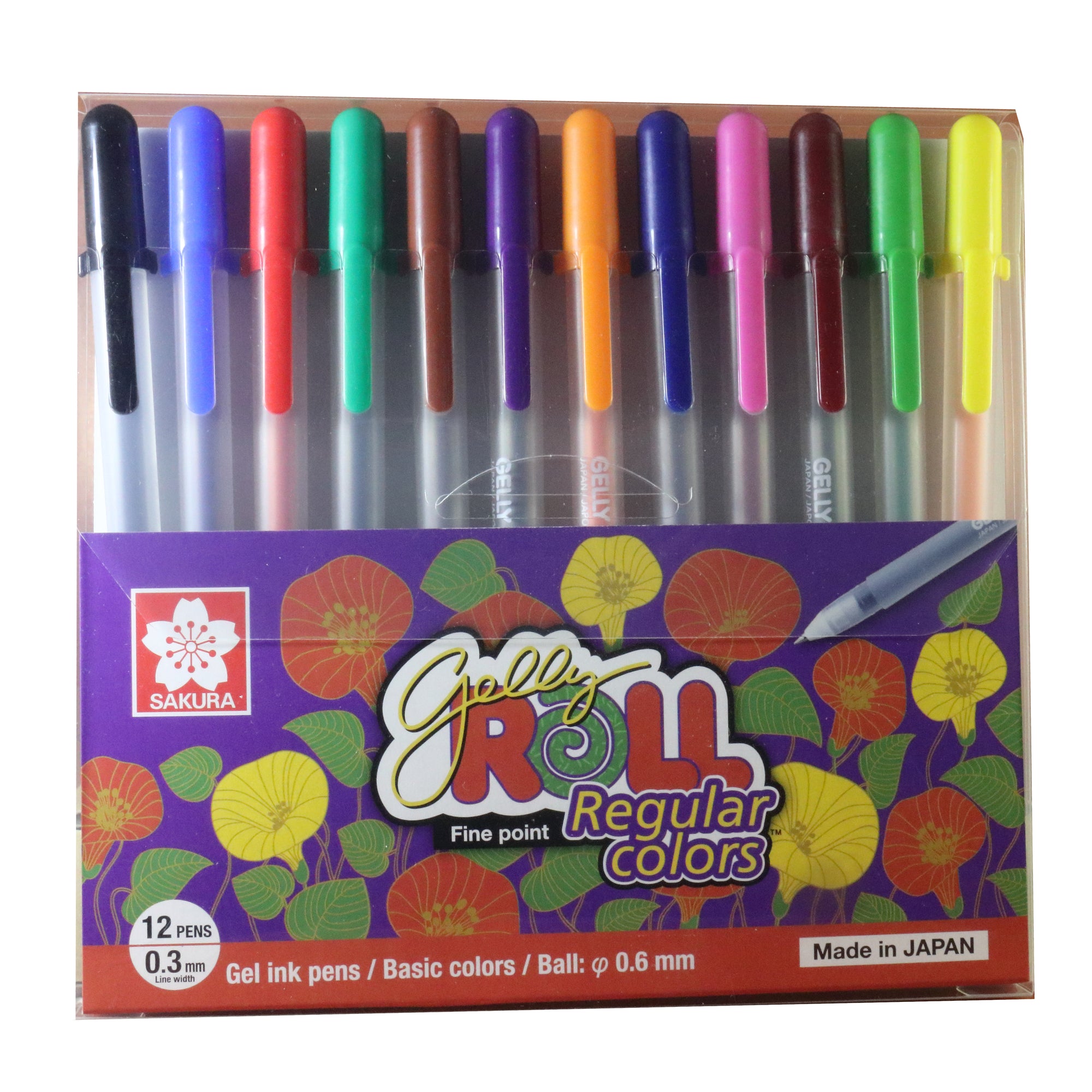 Set lápices tinta gel Gelly Roll Regular Colors