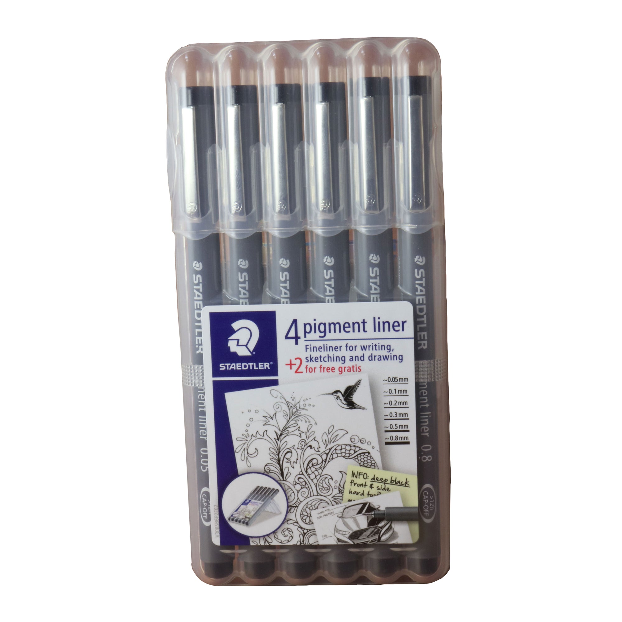 Set Tiralíneas Staedtler 308, 6 unidades