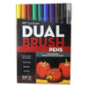 Plumones Tombow Dual Brush set colores primarios